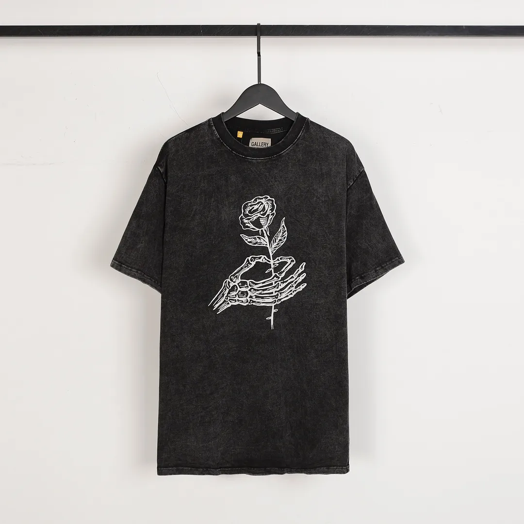 GALLERY.DEPT Summer new short-sleeved model number: D3133#P116 Color: washed black Size: S M L XL